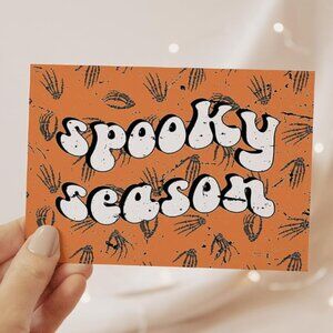 30 PCS - 4X6 Spooky Season Halloween Themed Blank Cards